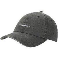 New Balance Unisex 6 Panel Linear Logo Hat - Black