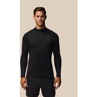 Castore Mens Training 1/4 Zip Long Sleeve Top - Black