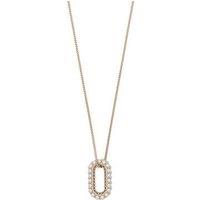Allsaints Pearl Halo Necklace - Gold