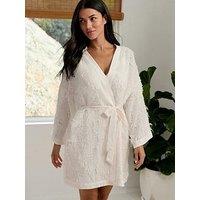 B By Ted Baker Feather Bridal Robe - Ivory
