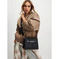 River Island Monogram Tri Comp X Body - Black