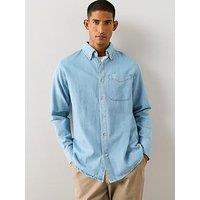 The Very Collection Long Sleeve Denim Shirt - Mid - Blue