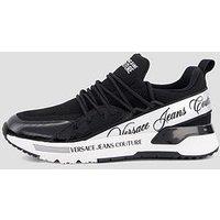 Versace Jeans Couture Knitted Mesh Runner - Black