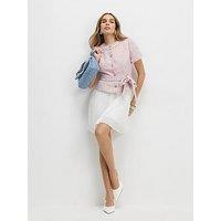 River Island Boucle Hybrid Mini Dress - Pink