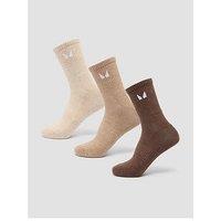 Myprotein Mp Unisex Crew Socks (3 Pack) - Neutrals