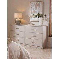 The Very Collection Murcia 6 Drawer Chest - Oatmeal