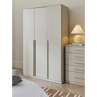 The Very Collection Murcia 3 Door Wardrobe - Oatmeal