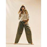 River Island Straight Leg Cargo - Green