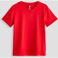 Liverpool Fc Boys Liverpool Fc Crest Short Sleeve T-Shirt - Red