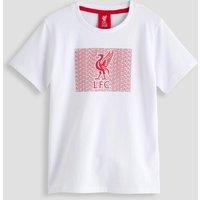 Liverpool Fc Kids Liverbird Graphic Print T-Shirt - White