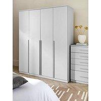 The Very Collection Murcia 4 Door Wardrobe - White