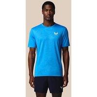 Castore Mens Training Printed T-Shirt - Blue