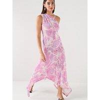 Versace Jeans Couture Blouse Plachet Dress - Purple