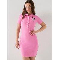 Versace Jeans Couture Patch Mermaid Dress - Pink