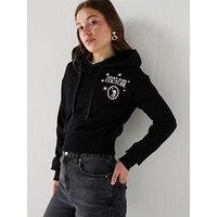 Versace Jeans Couture Crop Mermaid Sweatshirt - Black