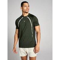 Myprotein Mens Training Tempo Panel T-Shirt - Green