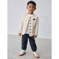 Ted Baker Baby Boys Bomber Jacket, T-Shirt And Joggers Set - Beige