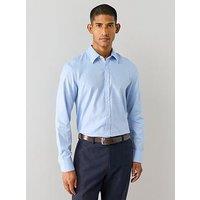 The Very Collection Long Sleeve Premium Formal Shirt - Light Blue