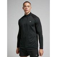 Myprotein Mens Training Essentials 1/4 Zip - Black