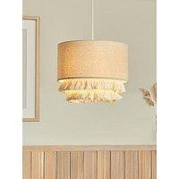 The Very Collection Tassel Drum Shade
