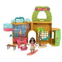 Disney Moana Disney Princess Moana Storytime Stackers Doll House With Small Doll, Animal Friend & 9 Accessories
