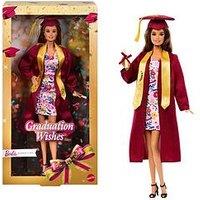 Barbie Signature Graduation Wishes Fashion Doll With Burgundy Robe & Tassel Cap, Collectible Gift