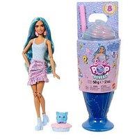 Barbie Reveal Sweet Treat Series Doll & Accessories Set, Cool Cupcake Fashion Doll & Pet