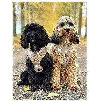 Cocopup Ralph & Friends Mocha Teddy Adjustable Neck Harness - Medium