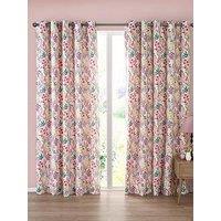 Catherine Lansfield Tilly Floral Curtains 66X90 Inch