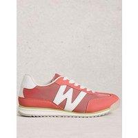 White Stuff Lucy Lace-Up Trainer - Pink