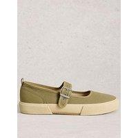 White Stuff Pippa Mary Jane Trainer - Green