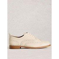 White Stuff Thistle Lace Up Brogue - Cream