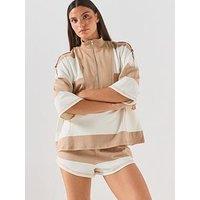 Fp Movement Womens Training Retro Rugby Set - Beige
