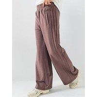 Gym King Womens Replenish Wide Seam Jogger - Brown