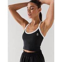 Gym King Womens 365 Contrast Tank - Black