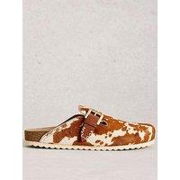 White Stuff Myrtle Slip On Footbed - Beige