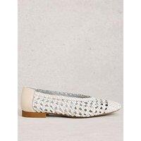 White Stuff Winnie Woven Ballerina - Cream