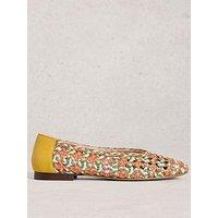 White Stuff Winnie Woven Ballerina - Yellow