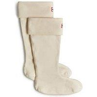 Hunter Fleece Tall Boot Sock - White