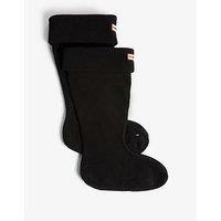 Hunter Downpour Fleece Sock - Black
