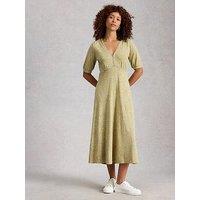 White Stuff Megan Jersey Dress - Green