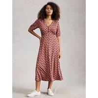 White Stuff Megan Jersey Dress - Pink