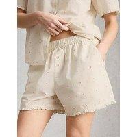 White Stuff Nelly Pyjama Short - Cream