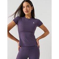 Gym King Womens 365 Cap Sleeve T-Shirt - Purple