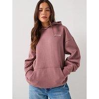 Gym King Womens 365 Relaxed Fit Hoodie - Brown Plum