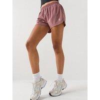 Gym King Womens 365 Woven Running Short - Brown Plum
