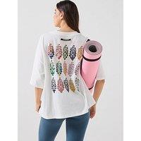 Fp Movement Womens Training Logo Tackle T-Shirt - White
