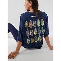 Fp Movement Womens Training Logo Tackle T-Shirt - Navy