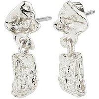 Pilgrim Ami Earrings Silver-Plated