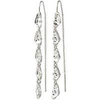 Pilgrim Eliyah Chain Earrings Silver-Plated